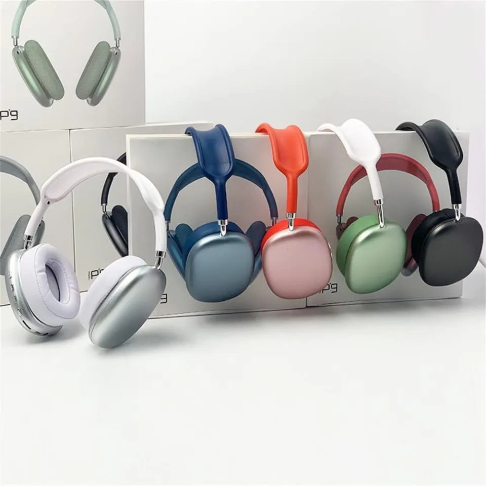 P9 Wireless Bluetooth Headphones Headsets Stereo Sound Earphones Sports Gaming Headphone Supports Noise Cancellation