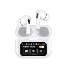 A9 PRO Airpods  Wireless Bluetooth Earbuds - Digital Display, ANC + ENC, Wireless Charging- Touch control- long battery- airpods pro style