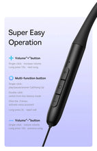 Baseus Bowie P1 Half In-ear Neckband Wireless Earphones Black