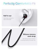 Baseus Bowie P1 Half In-ear Neckband Wireless Earphones Black