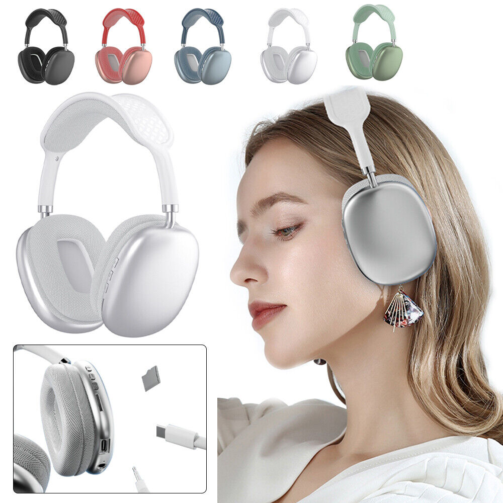 P9 Wireless Bluetooth Headphones Headsets Stereo Sound Earphones Sports Gaming Headphone Supports Noise Cancellation