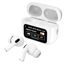 A9 PRO Airpods  Wireless Bluetooth Earbuds - Digital Display, ANC + ENC, Wireless Charging- Touch control- long battery- airpods pro style